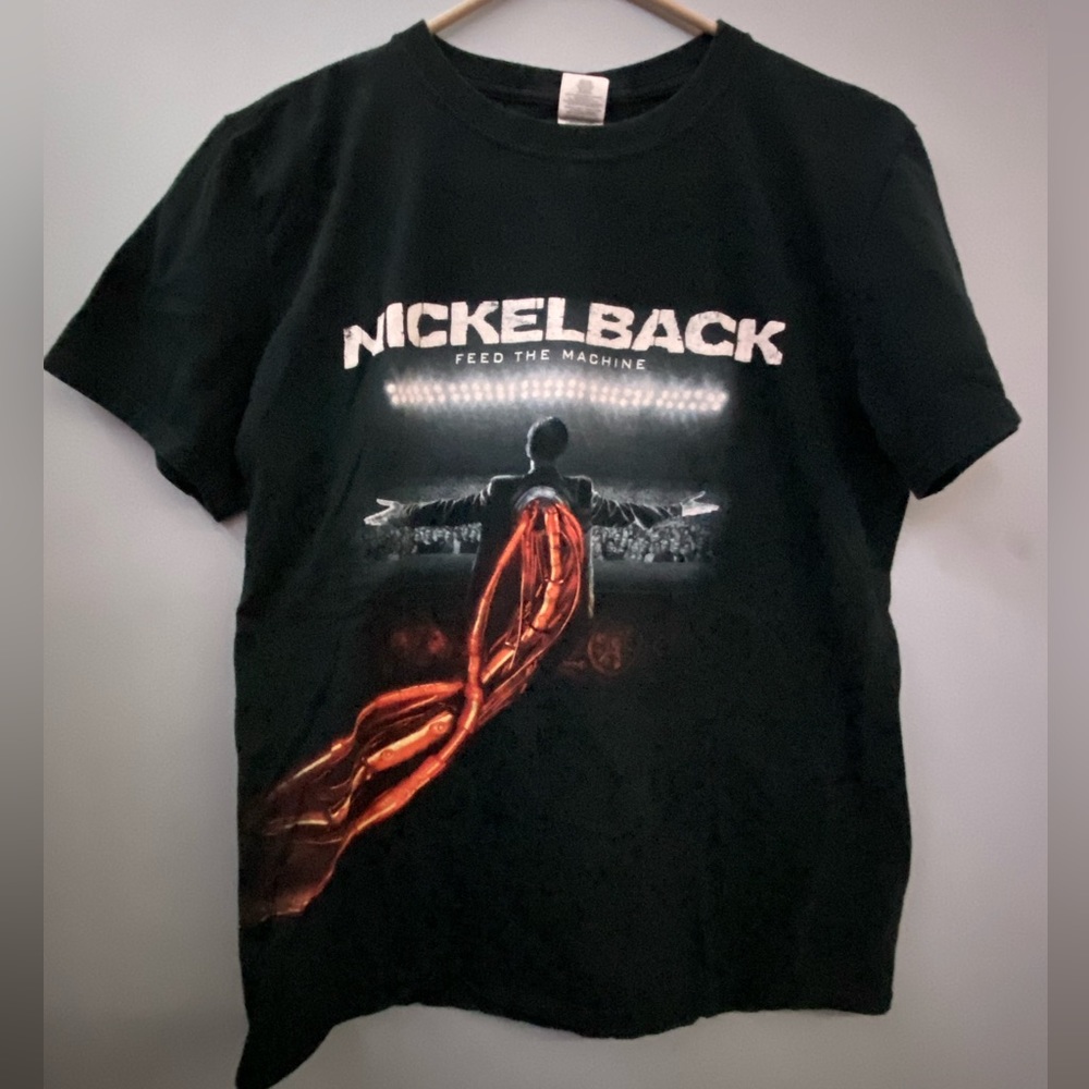 Nickelback Feed the Machine Tour Band T shirt